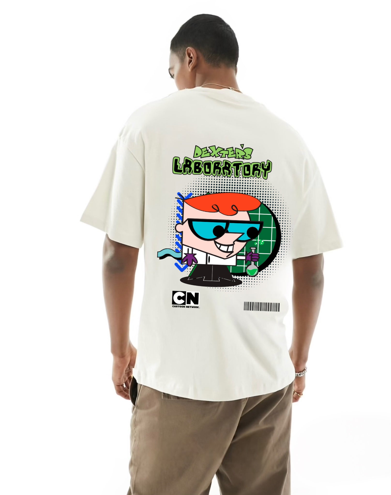 Dexter's Laboratory Oversized T-Shirt for Men – 90s Cartoon Graphic Tee