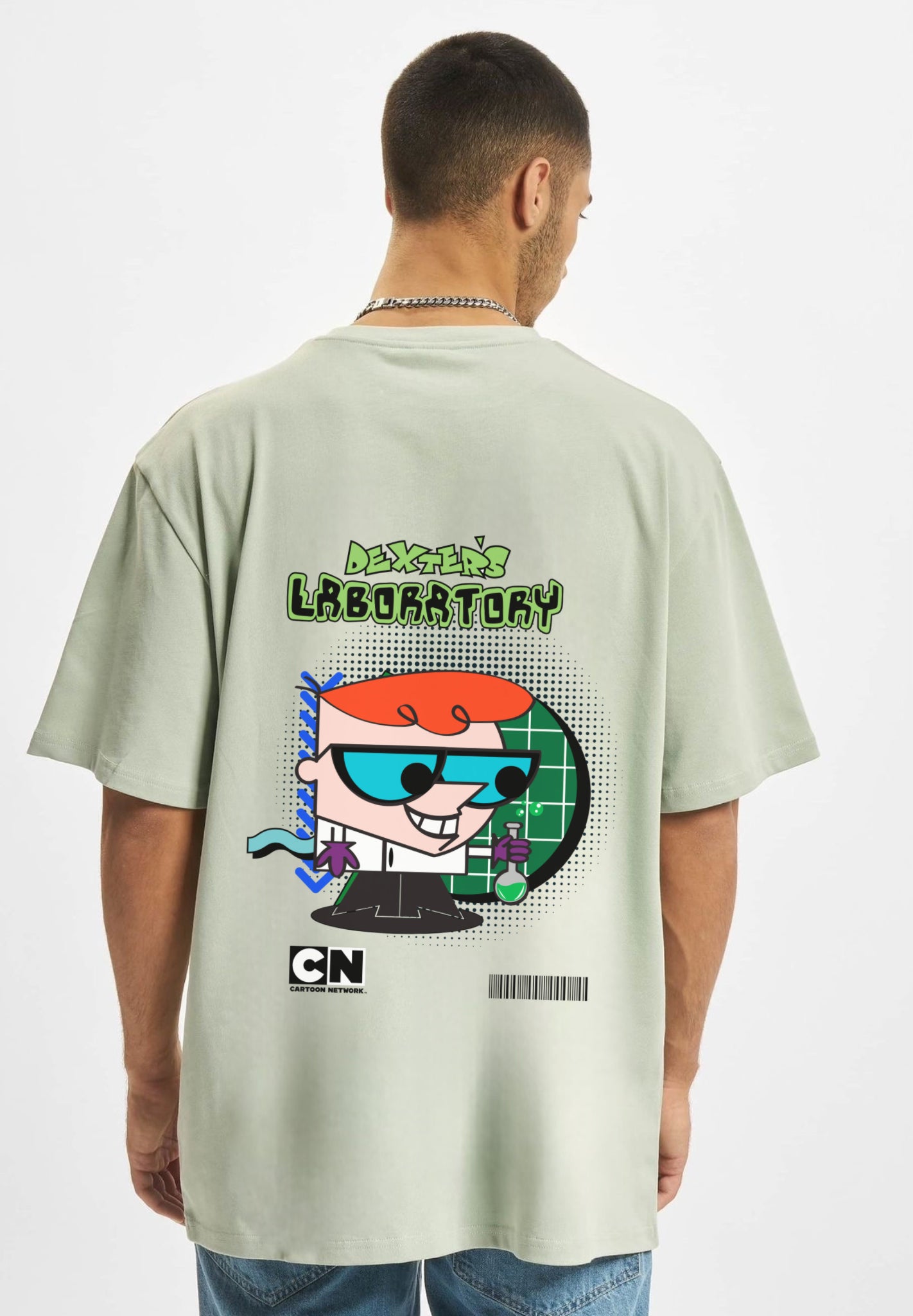 Dexter's Laboratory Oversized T-Shirt for Men – 90s Cartoon Graphic Tee
