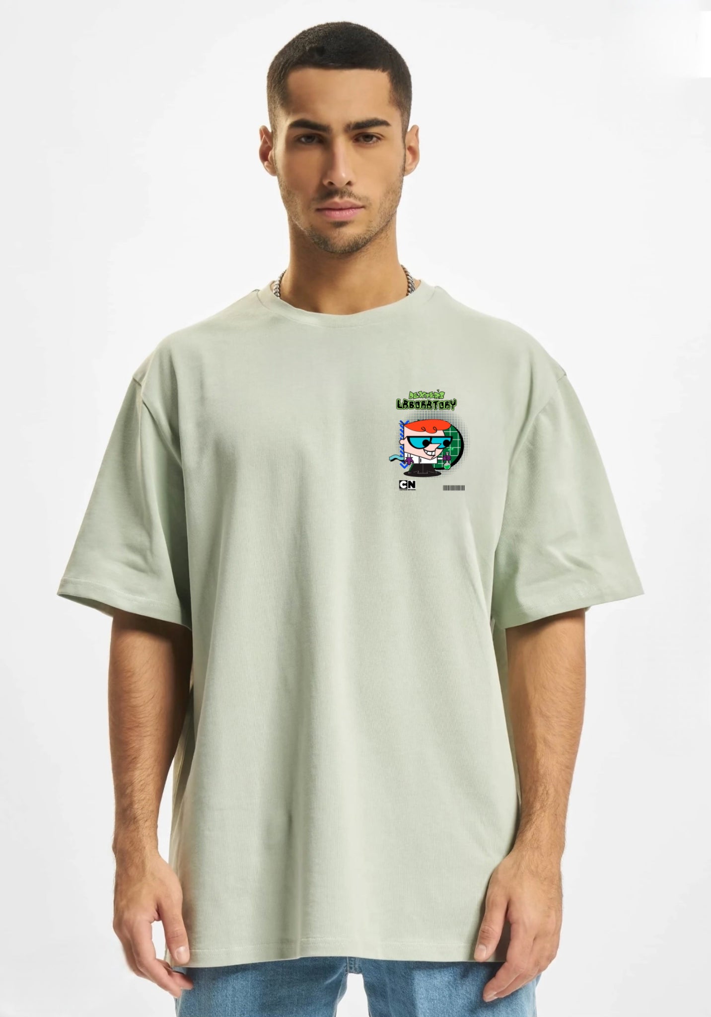 Dexter's Laboratory Oversized T-Shirt for Men – 90s Cartoon Graphic Tee