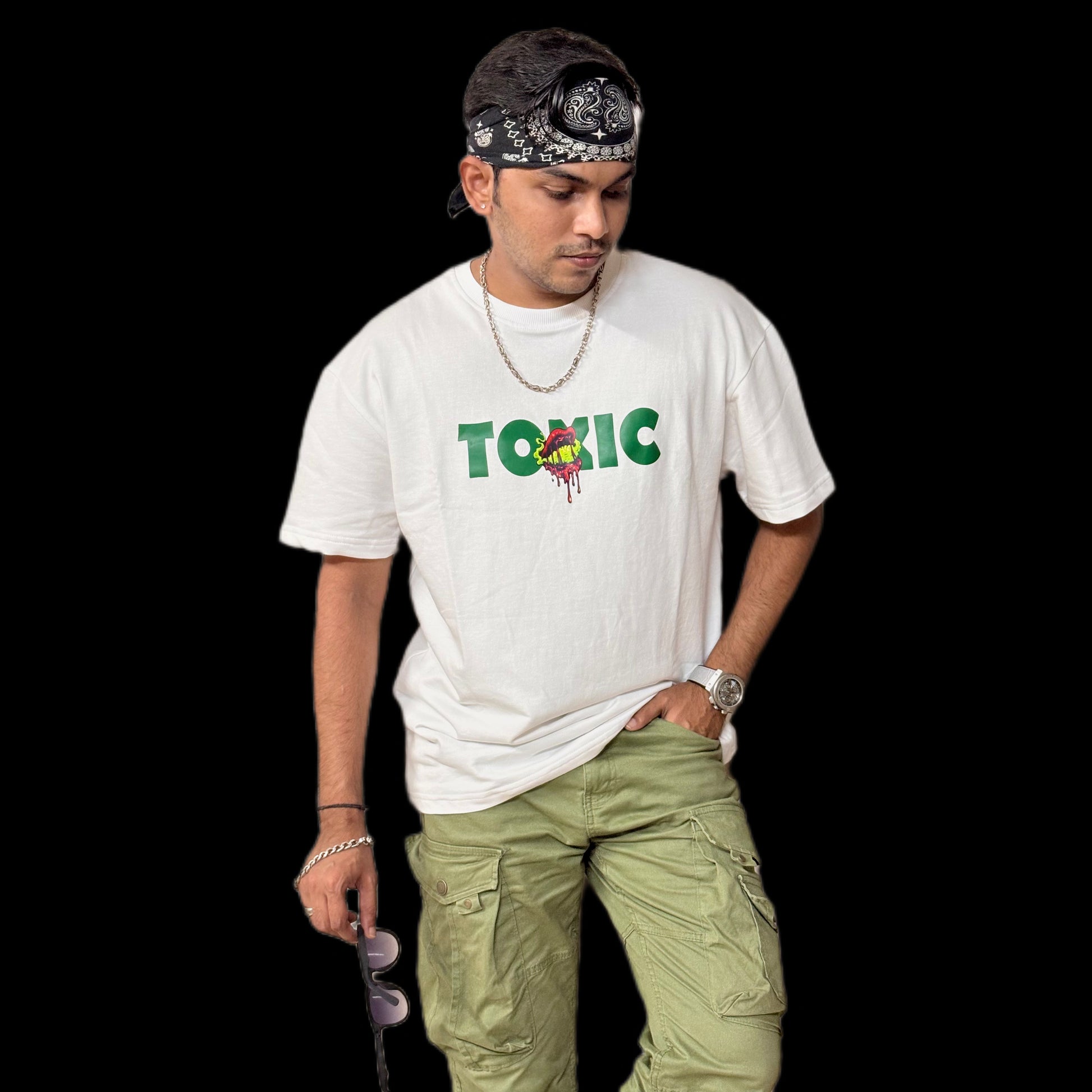 Toxic" Oversized T-Shirt - Premium French Terry Cotton