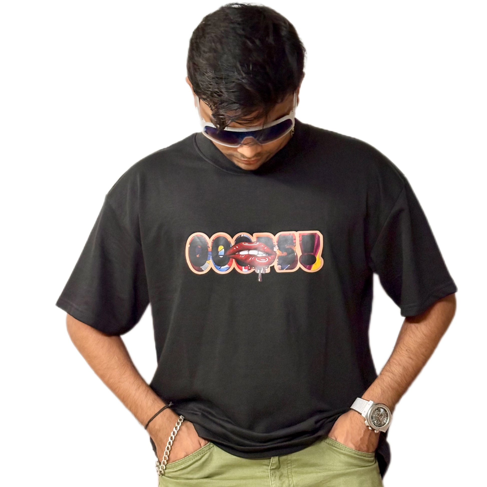 Oops" Oversized T-Shirt for Men