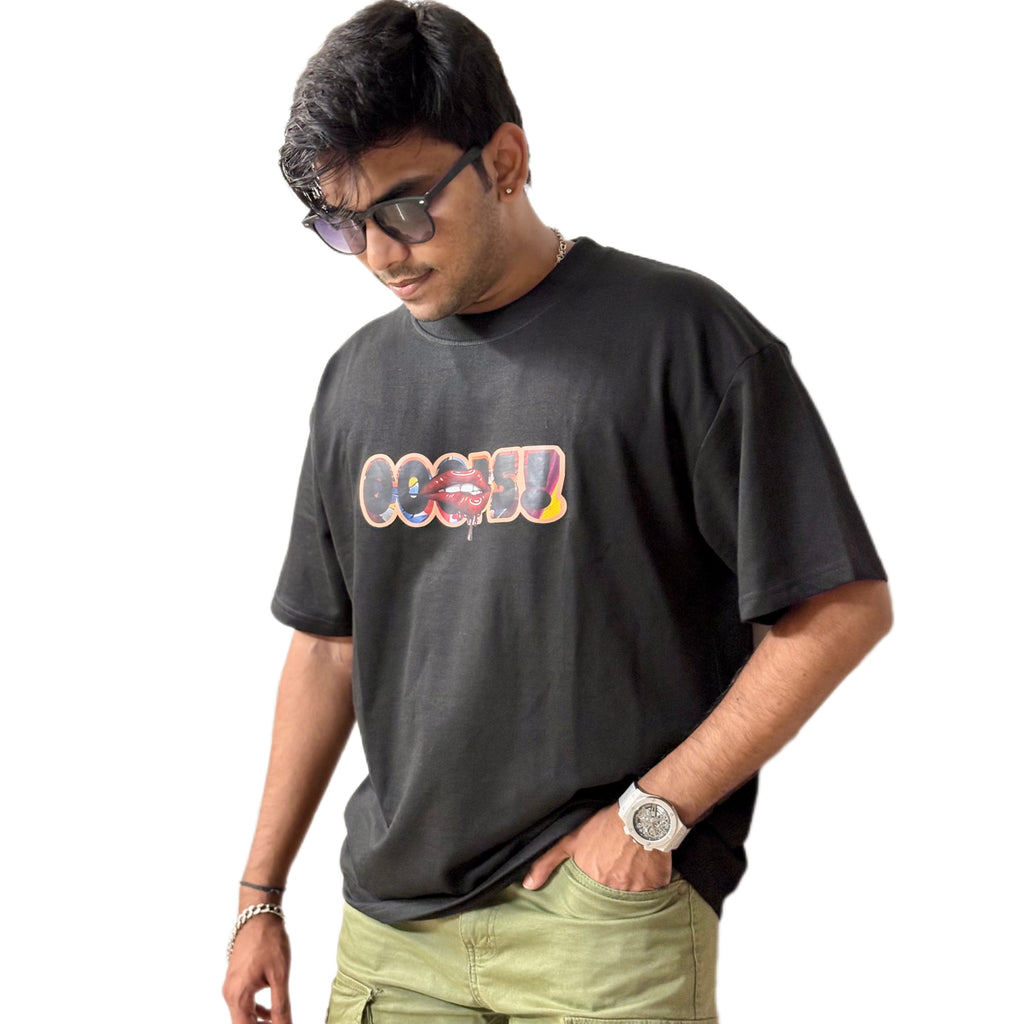 Oops" Oversized T-Shirt for Men