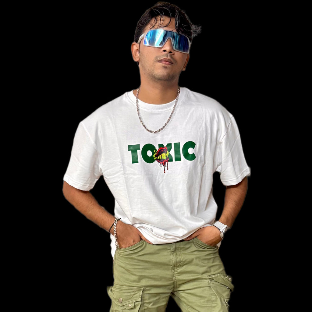 Toxic" Oversized T-Shirt - Premium French Terry Cotton