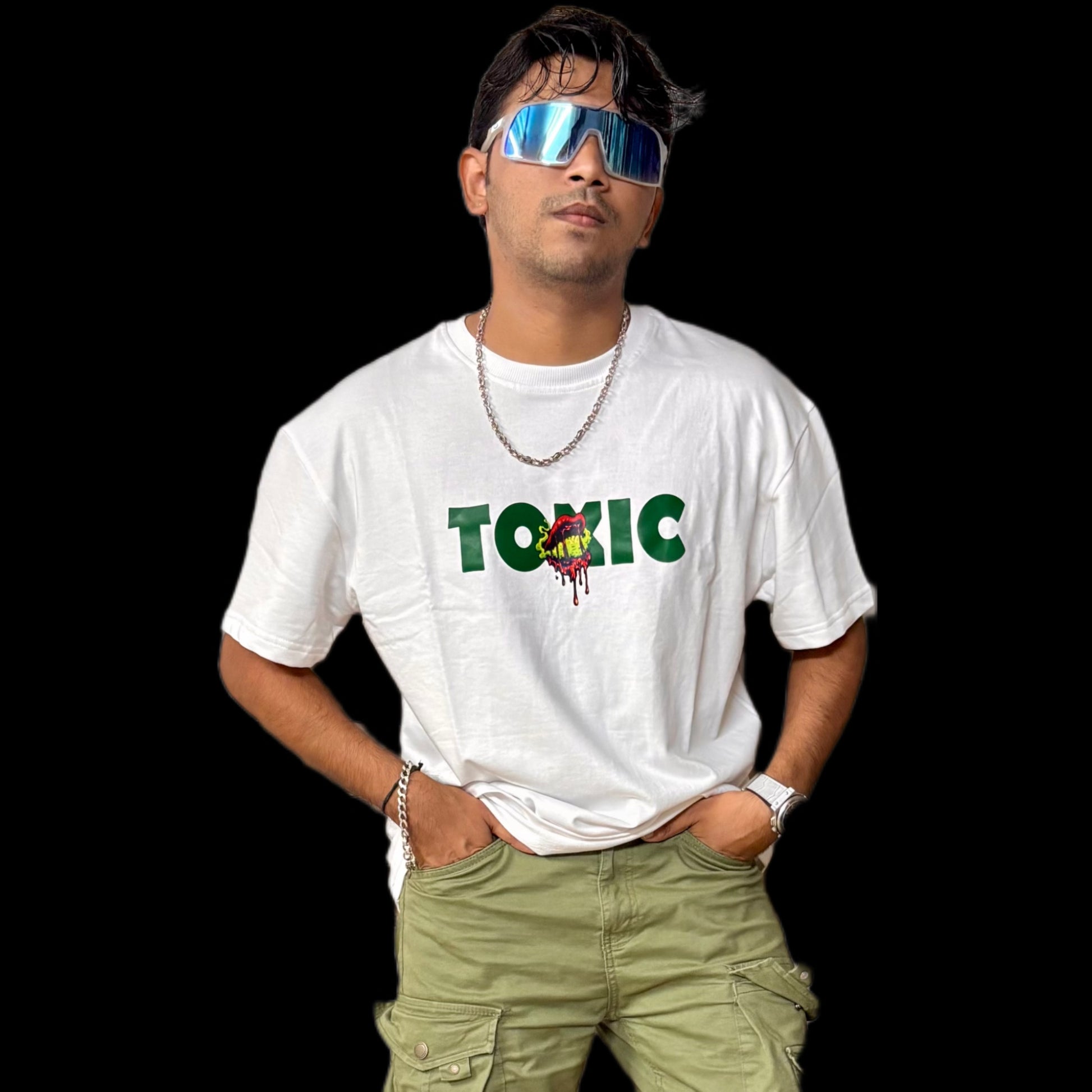 Toxic" Oversized T-Shirt - Premium French Terry Cotton