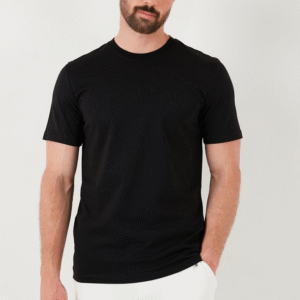 Men's Classic Black Regular Fit T-Shirt