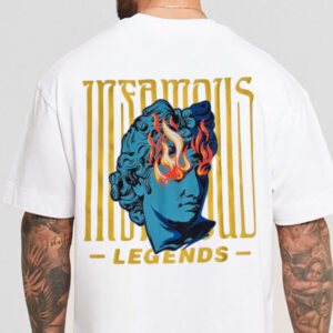 infamous legends | oversized graphic t shirt